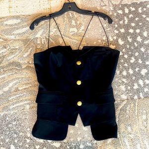 Black Bustier by Laveer